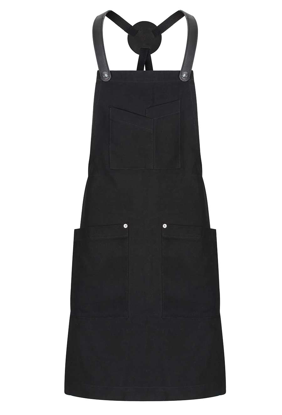 Slant Pocket Bib apron - Straps Not Included