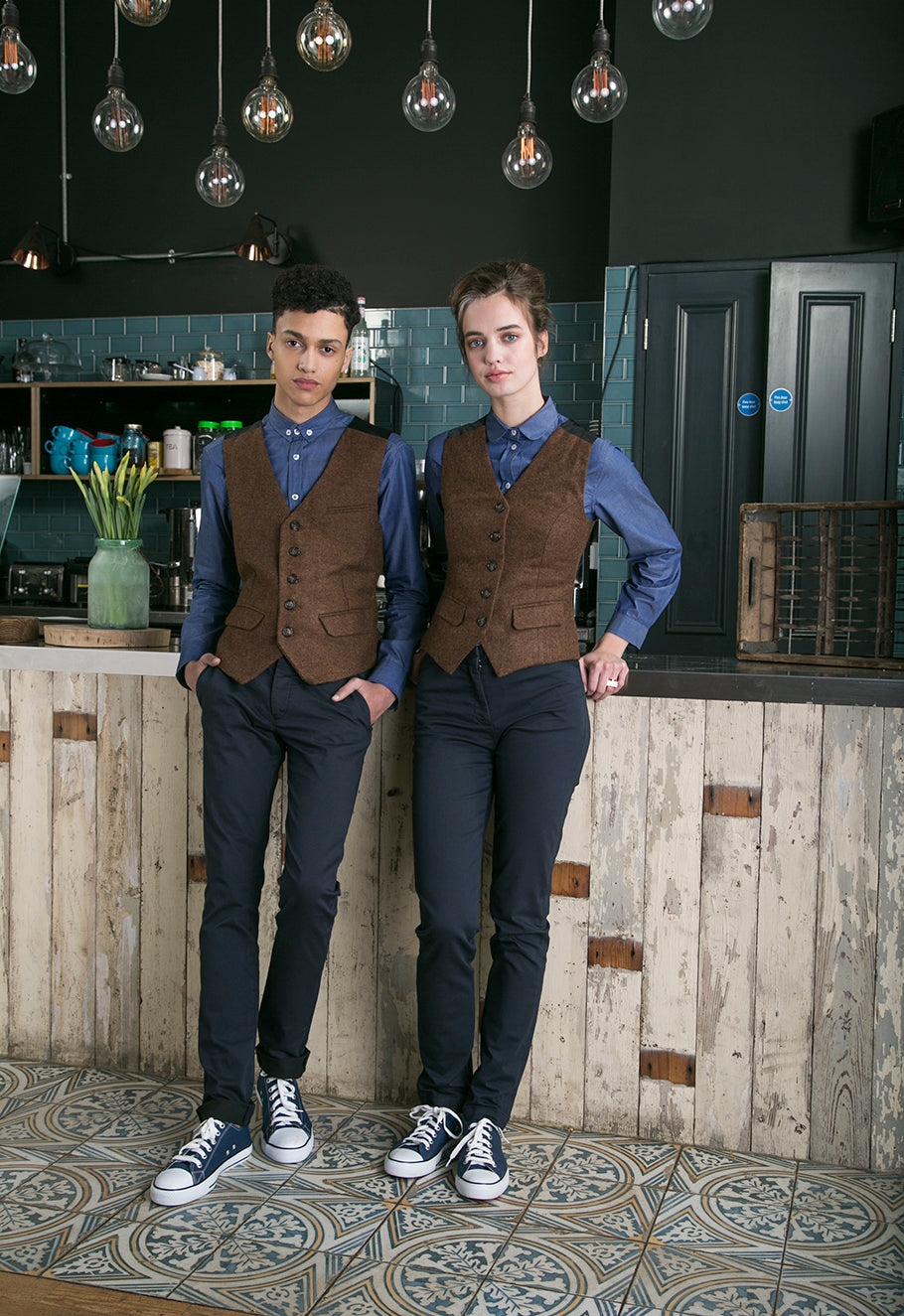 Male Single Breasted Fitted Waistcoat