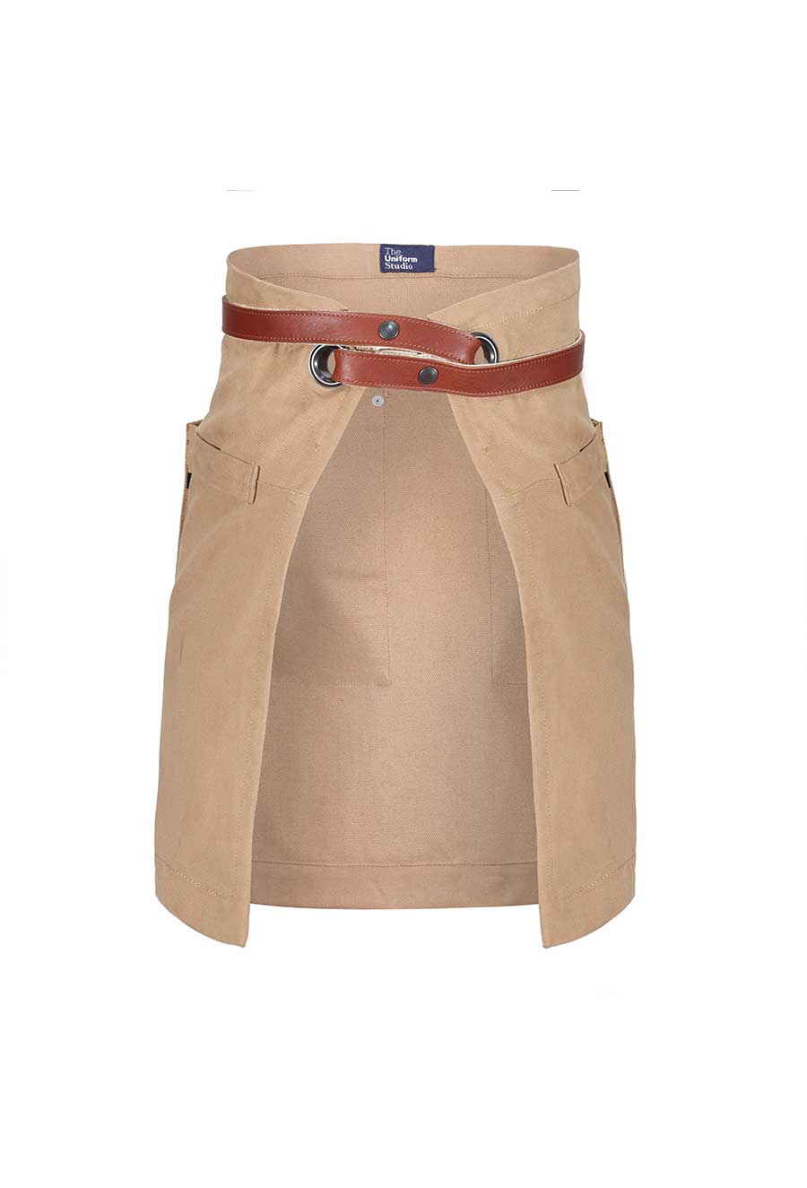 Slant Pocket Waistdown Apron - Straps Not Included