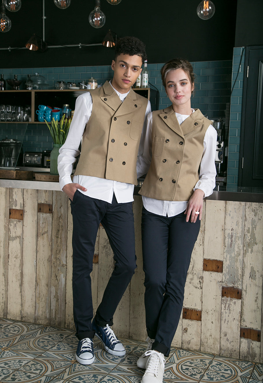 Male Double Breasted Waistcoat