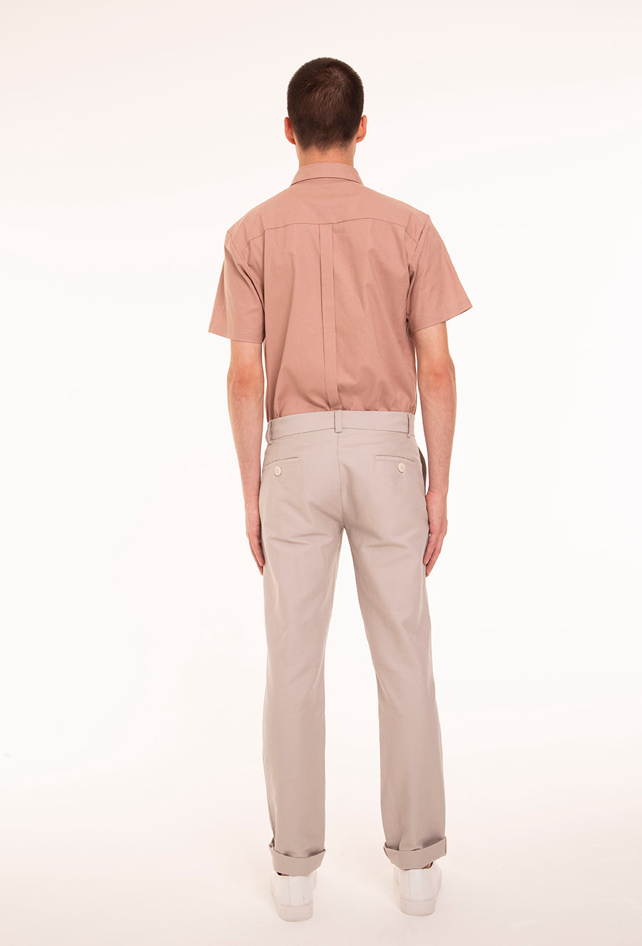 Relaxed Fit Flat Fronted Chino