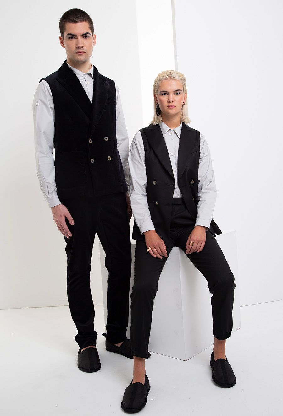 Tailored, Double Breasted Waistcoat