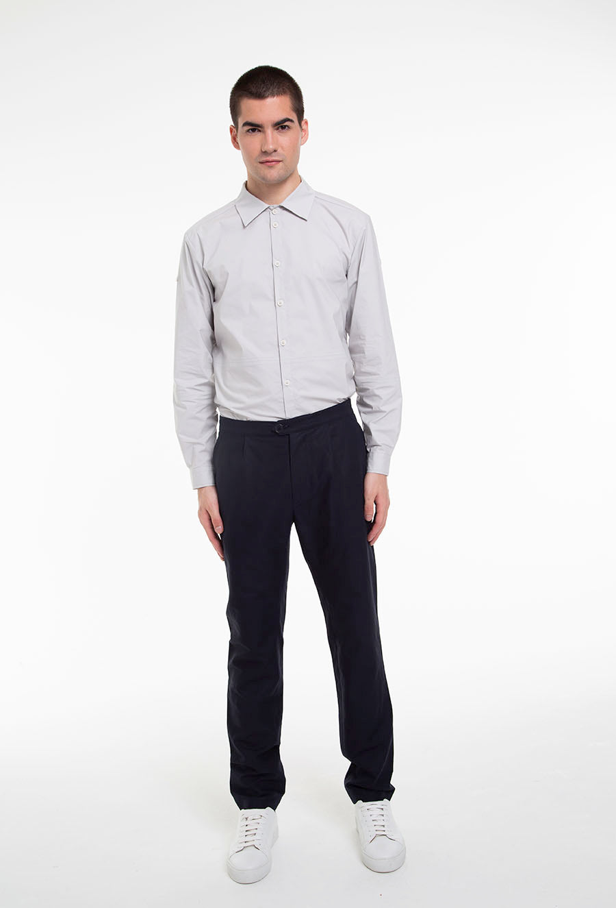 Relaxed Fit Pleated Chino