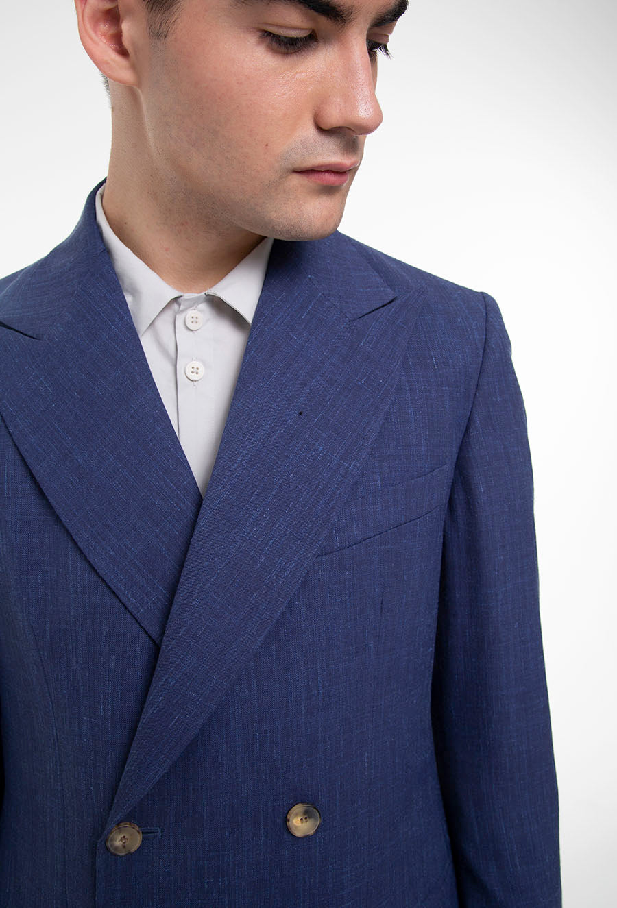 Double Breasted Soft Tailored Jacket – Flap Pocket