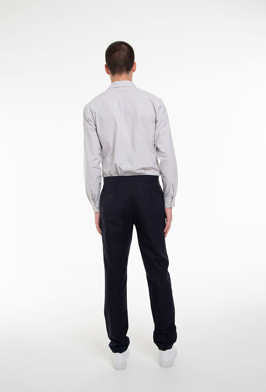 Relaxed Fit Pleated Chino