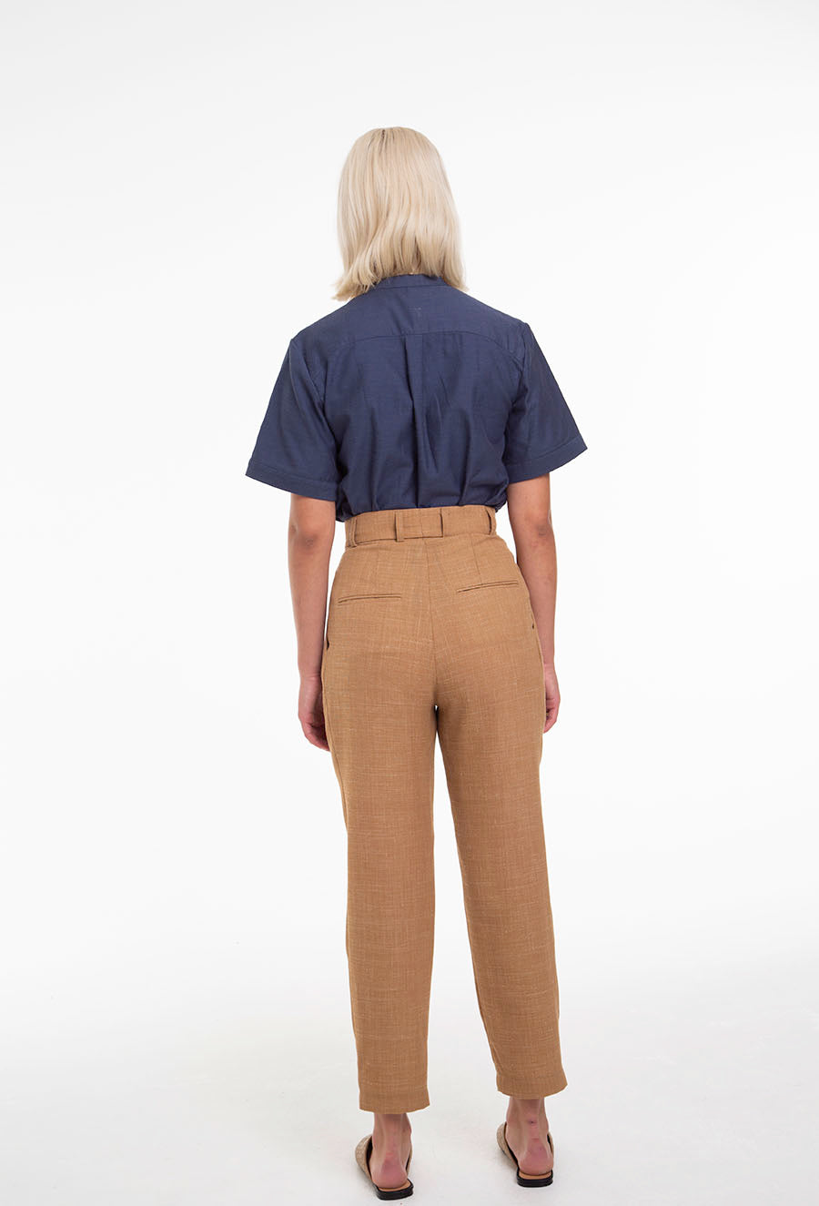Double Pleated High Waisted Trouser