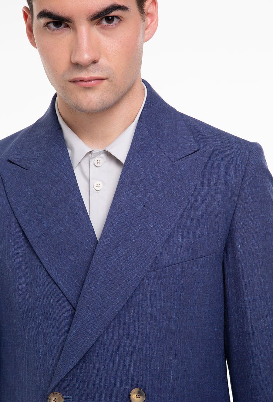 Double Breasted Soft Tailored Jacket – Flap Pocket