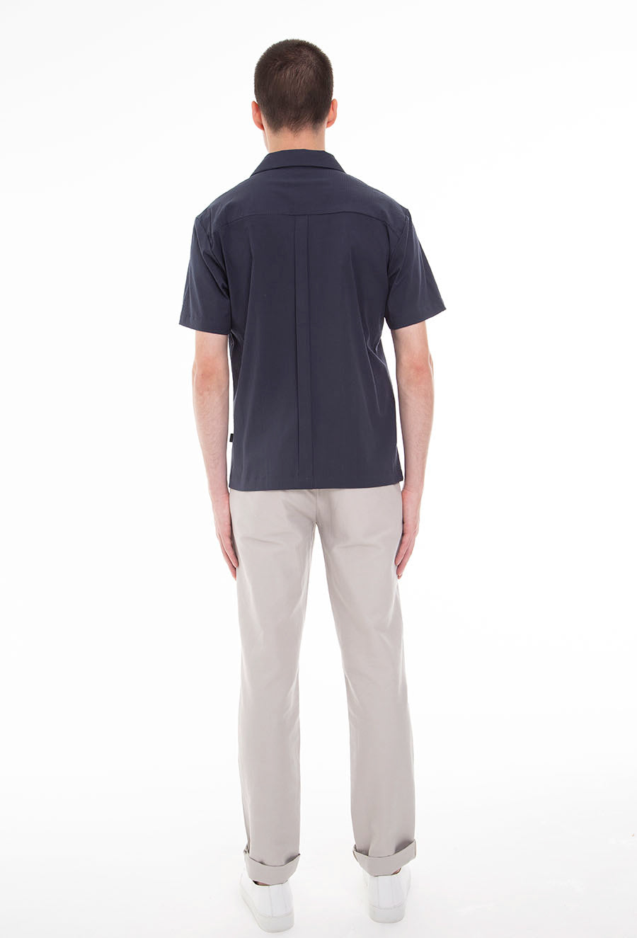 Relaxed Flexi-Neck Short Sleeve Shirt