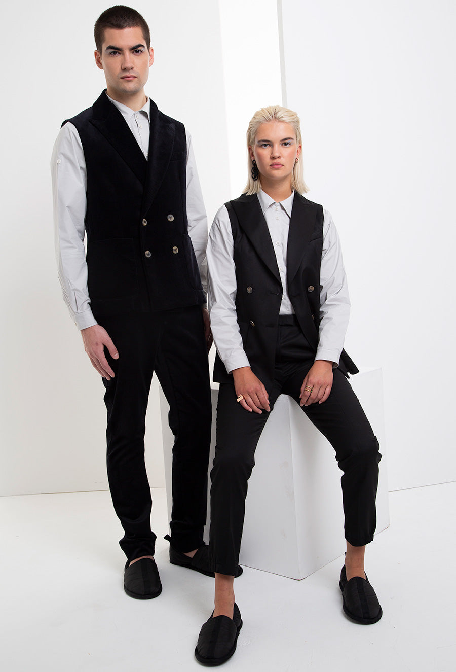 Tailored, Double Breasted Waistcoat